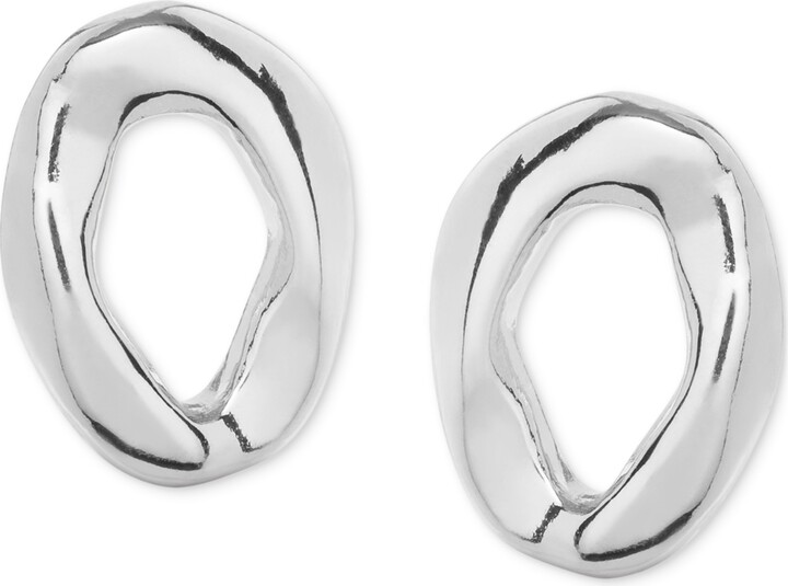 Uno de 50 UNOde50 Metal Alloy Oval Shaped Earrings