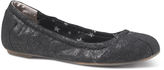 Thumbnail for your product : Toms Berry Metallic Linen Ballet Flats