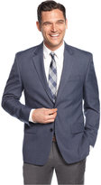 Thumbnail for your product : Andrew Fezza Blue Texture Slim Fit Sport Coat Big and Tall