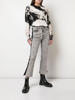 Thumbnail for your product : Proenza Schouler White Label PSWL colour-block cropped jeans