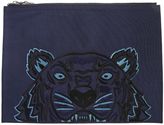 Thumbnail for your product : Kenzo Tiger Embroidered Nylon Canvas Pouch