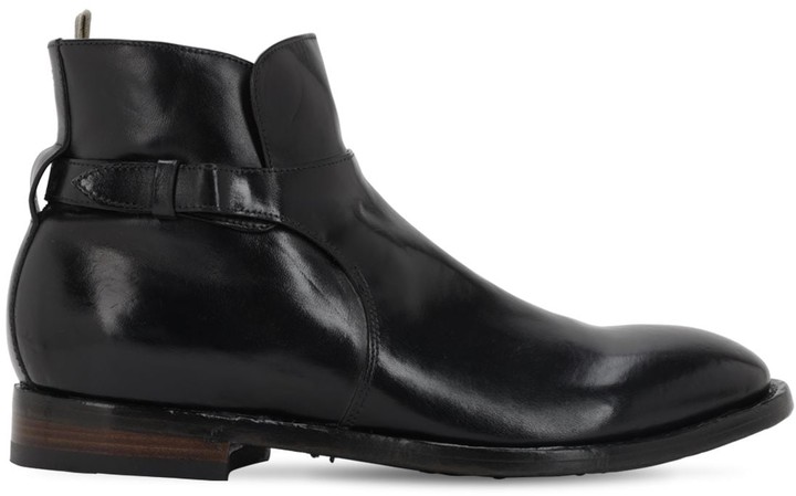 Officine Creative Emory Buckled Leather Boots - ShopStyle