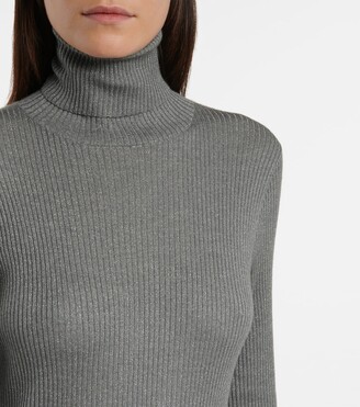 Brunello Cucinelli Cashmere and silk-blend sweater