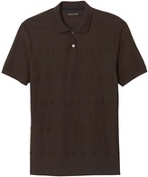 Thumbnail for your product : Banana Republic Slim Luxury-Touch Textured Stripe Polo