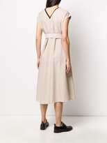 Thumbnail for your product : Brunello Cucinelli Brass-Embellished Flared Dress