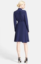 Thumbnail for your product : Alexander McQueen Silk Fit & Flare Shirtdress