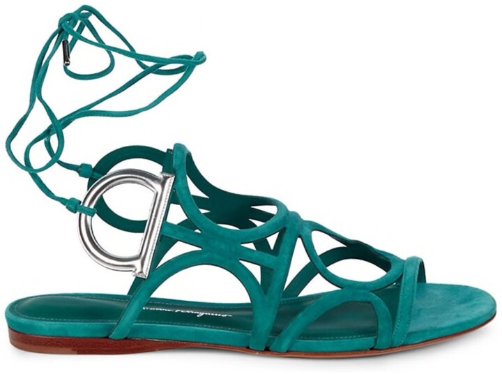 Salvatore Ferragamo Suede Women's Sandals | Shop the world's 