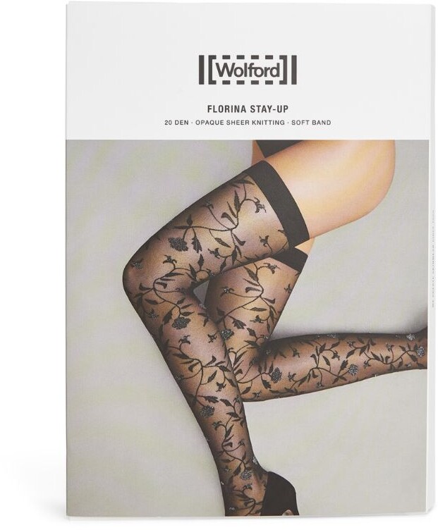 Wolford Florina Stay-Up Stockings - ShopStyle Hosiery