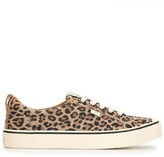 Thumbnail for your product : Cariuma OCA low-top leopard print suede sneakers