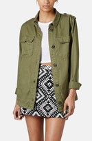 Thumbnail for your product : Topshop 'Rufus Shackett' Army Jacket