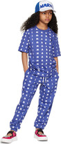 Thumbnail for your product : Marni Kids Blue Printed Lounge Pants
