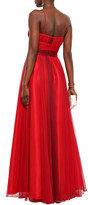 Thumbnail for your product : ZAC Zac Posen Twist-front Tulle Gown