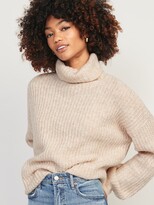 Thumbnail for your product : Old Navy Cozy Shaker-Stitch Turtleneck Tunic Sweater for Women