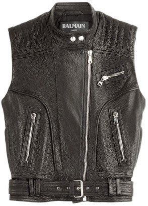 Balmain Leather Vest