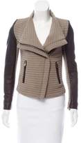 Thumbnail for your product : IRO Mulen Leather-Trimmed Jacket