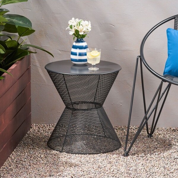 MOEPISYPatioEndTableMatteBlack