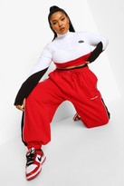 Thumbnail for your product : boohoo Plus Colour Block Oversized Jogger