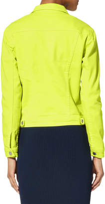 L'Agence Celine Yellow Denim Jacket
