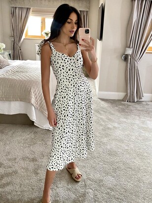 michelle keegan spotty dress