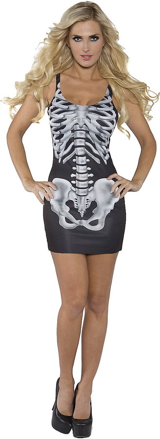 Underwraps Womens Bones Dress Costume – Size Small