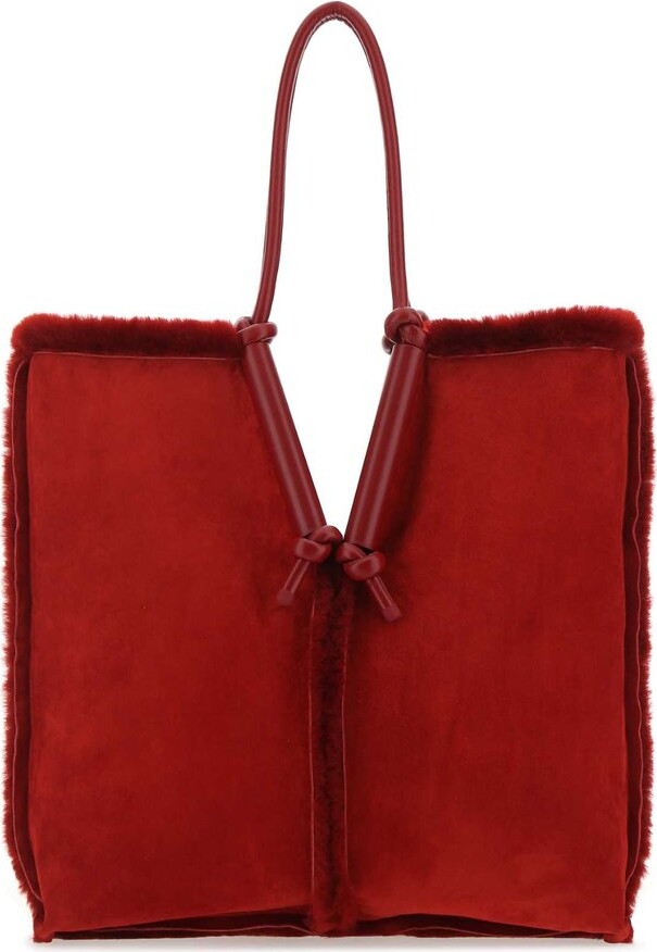 Bottega Veneta Bolster Knot Detailed Tote Bag