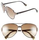 Thumbnail for your product : Fendi 60mm Aviator Sunglasses