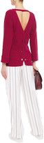 Thumbnail for your product : Cotton By Autumn Cashmere Cutout Lace-up Cotton Sweater