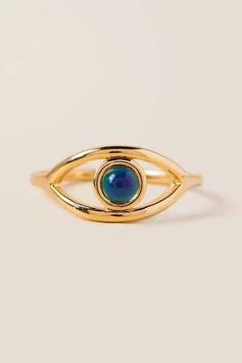francesca's Tania Evil Eye Mood Ring - Gold