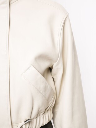 Proenza Schouler White Label Zip-Up Leather Jacket