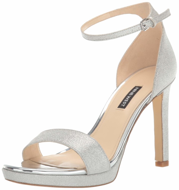nine west mod transparent heel sandals