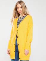 Thumbnail for your product : Very Slouch Button Seam Cardigan - Yellow