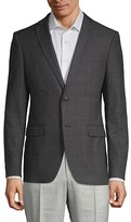 Thumbnail for your product : John Varvatos Slim Fit Plaid Cotton Sportcoat
