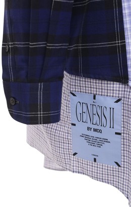 McQ Genesis Ii Patchwork Cotton Shirt Dress
