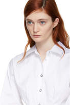 Thumbnail for your product : Opening Ceremony White Sateen Belt Cuff Shirt