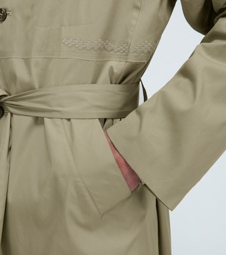 Rochas Embroidered Quinto trench coat