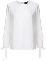 Thumbnail for your product : Emporio Armani bow-embellished blouse
