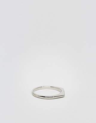 ASOS Curve CURVE Pack of 2 Flat Faced and Smooth Rings