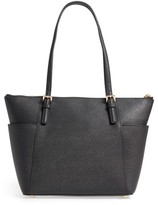 Thumbnail for your product : MICHAEL Michael Kors 'Jet Set' Leather Tote - Grey