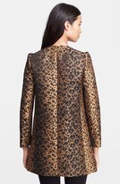 Thumbnail for your product : RED Valentino Leopard Jacquard Coat