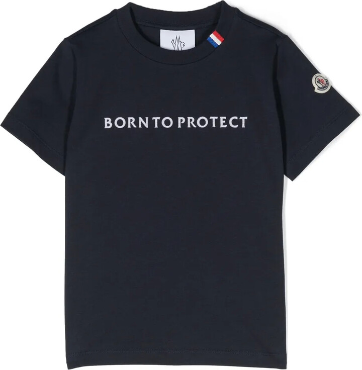 Moncler Enfant logo patch-detail cotton T-shirt