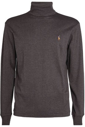 Polo Ralph Lauren Cotton Logo Rollneck Sweater - ShopStyle