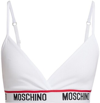 Band Logo triangle bra  Moschino Official Store