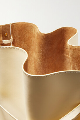 Neous Sigma Leather Shoulder Bag - Cream
