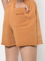 Thumbnail for your product : STAUD Drawstring Cotton Track Shorts