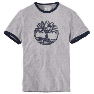 Timberland Men's Short Sleeve Tree Logo Ringer T-Shirt