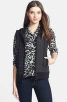 Thumbnail for your product : MICHAEL Michael Kors Hooded Sweater Vest with Quilted Front (Regular & Petite)