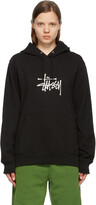 Thumbnail for your product : Stussy Black Embroidered Hoodie