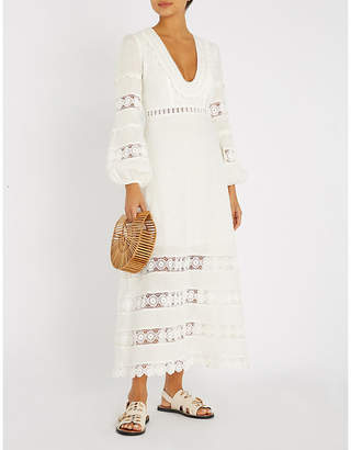 Zimmermann Castille linen and cotton-blend dress