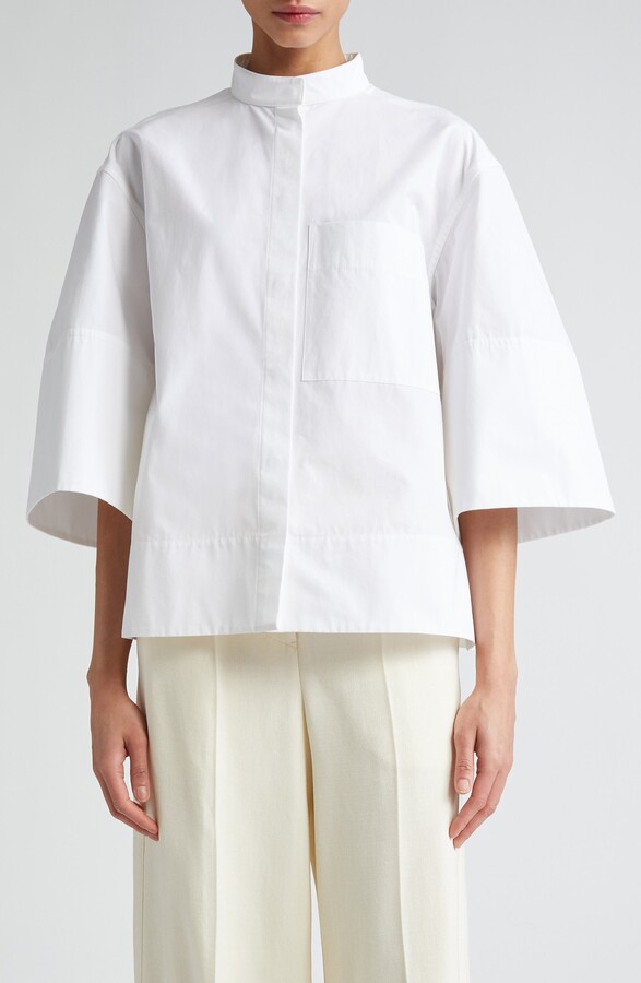 Jil Sander Boxy Fit Button-Up Shirt