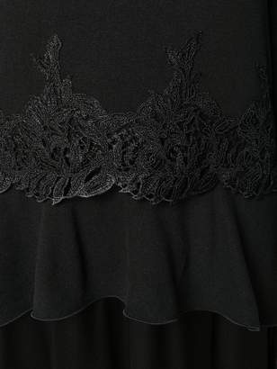 Ermanno Scervino lace embellished flared dress